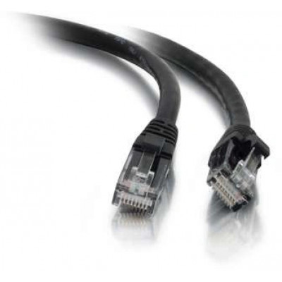 C2G - Patch cable - RJ-45 (M) to RJ-45 (M) - 5 m - UTP - CAT 6 - booted, snagless - black